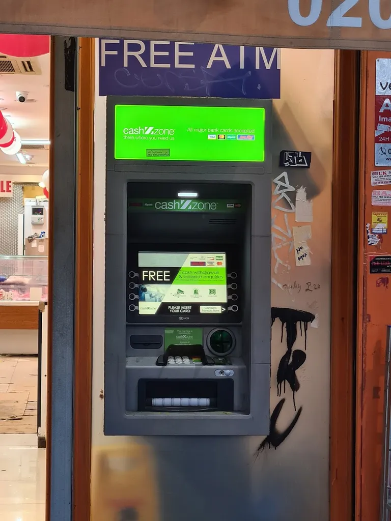 Free CashZone ATM Cash Machine - Whitechapel Road