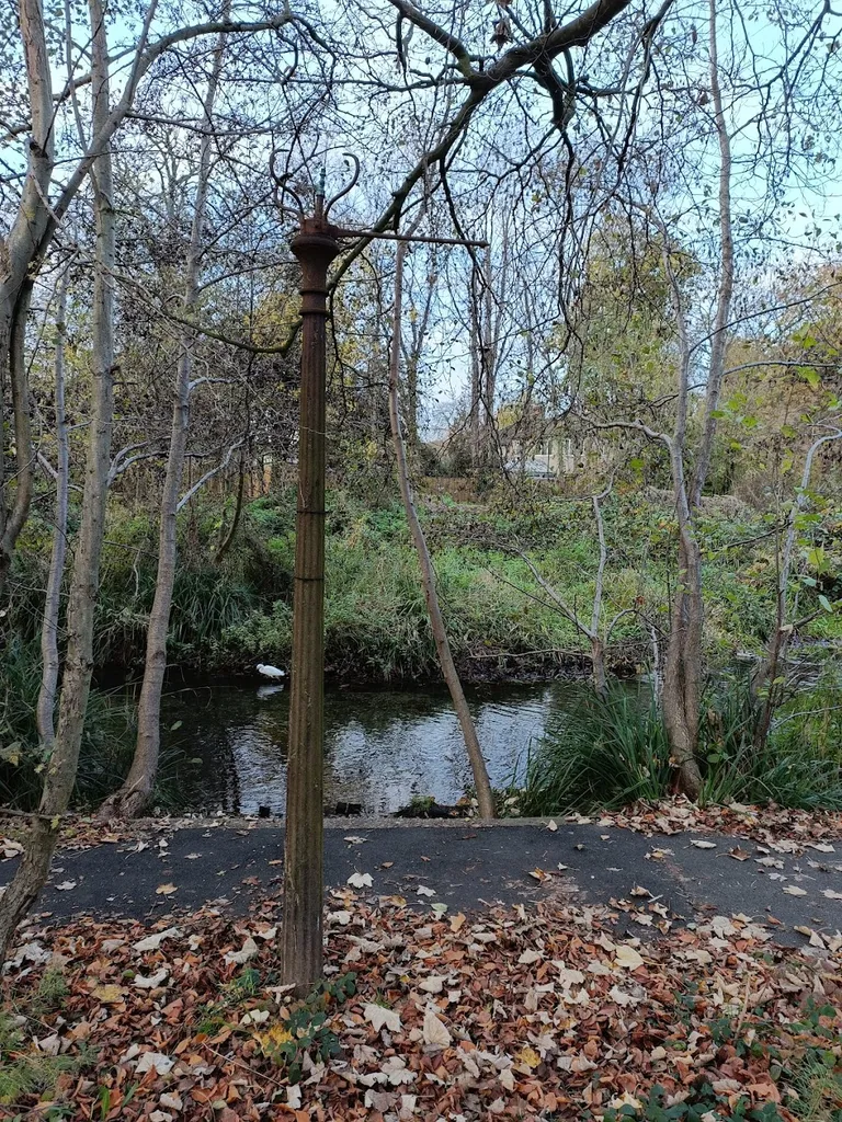 Ancient lamp post