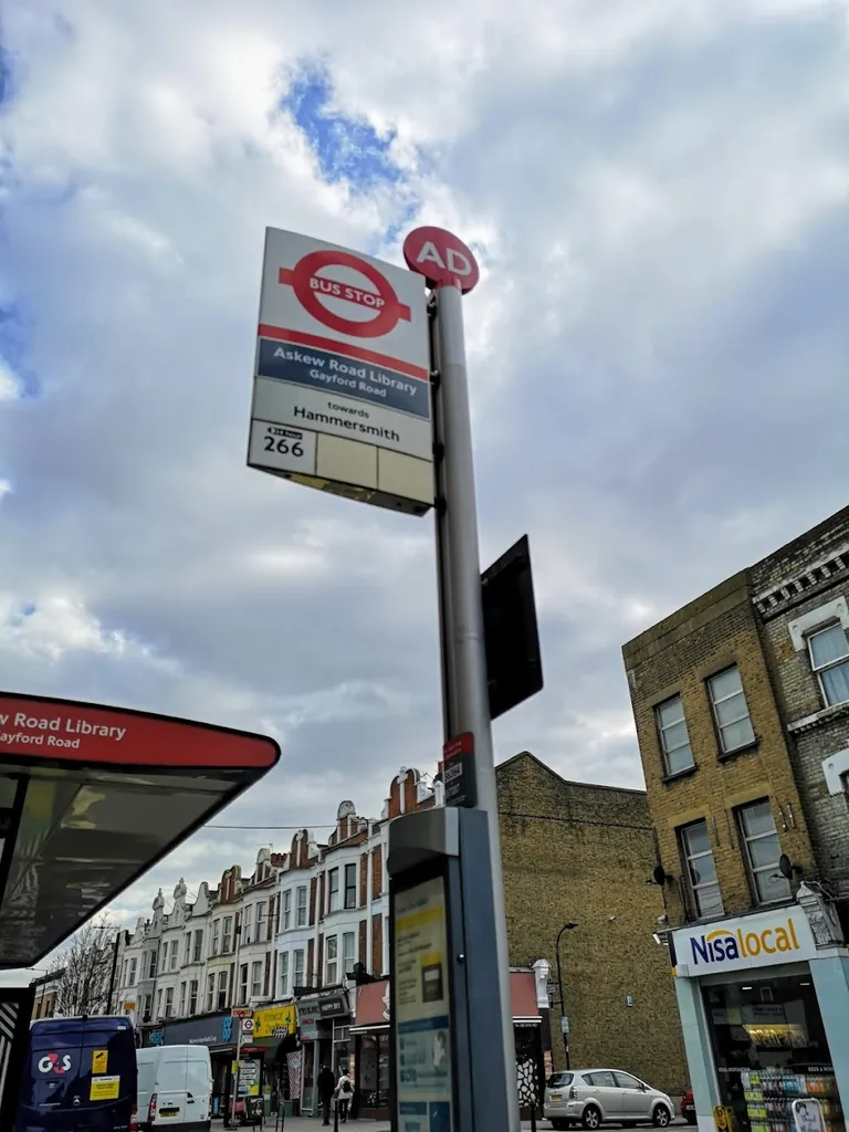 Askew Road Library Gayford Rd (Stop AD) 1 Askew Road Library Gayford Rd (Stop AD)
