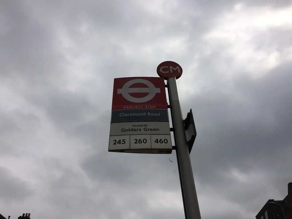 Claremont Road Cricklewood (Stop CM) 1 Claremont Road Cricklewood (Stop CM)