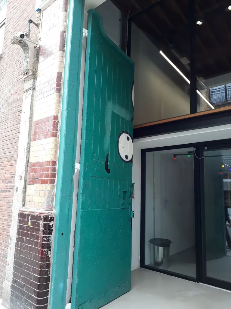 Mural on a door