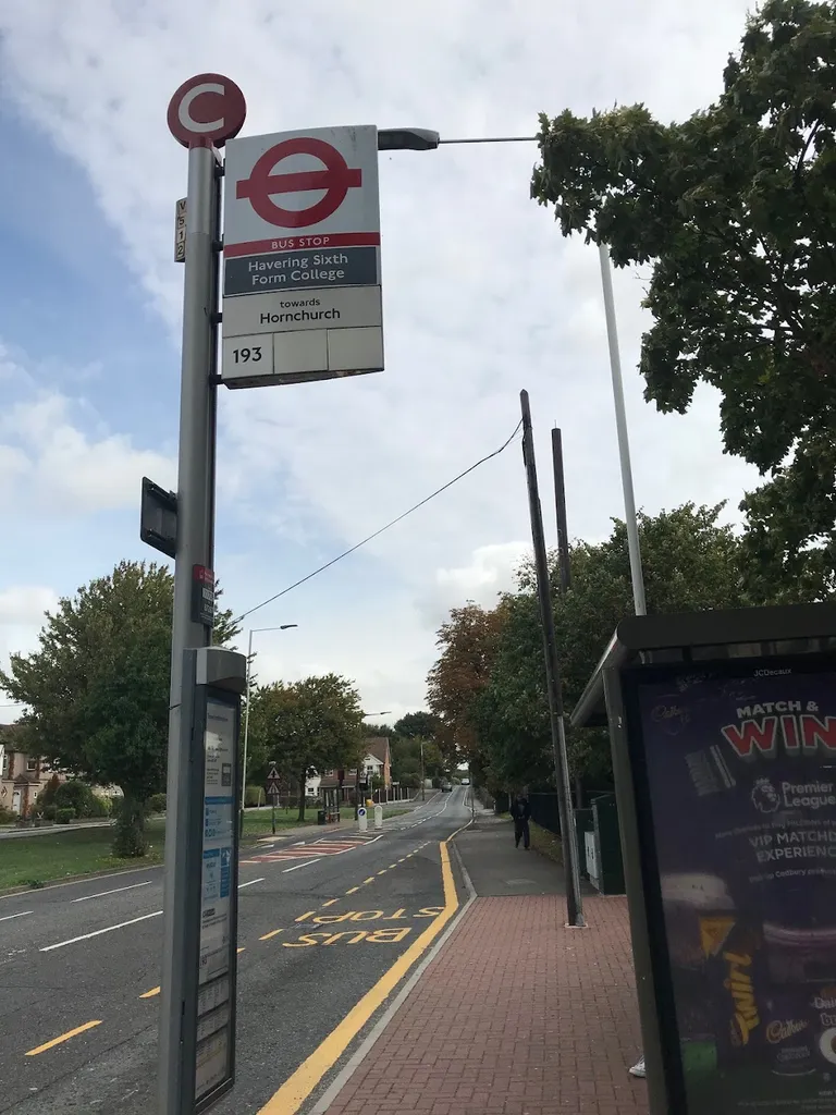 Havering Sixth Form College (Stop C) 1 Havering Sixth Form College (Stop C)