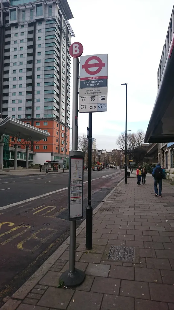 Lambeth North Station (Stop B)
