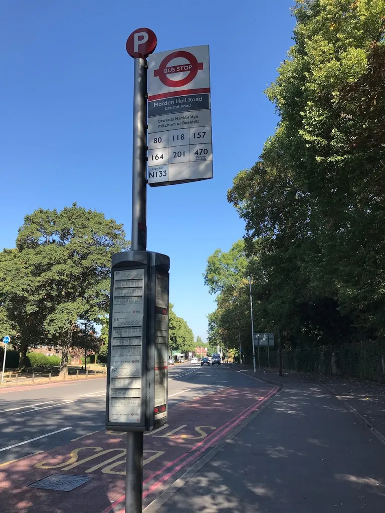 Morden Hall Road / Central Road (Stop P)
