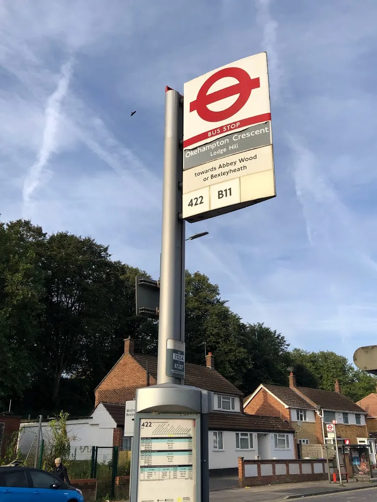 Okehampton Crescent / Lodge Hill (Stop S)