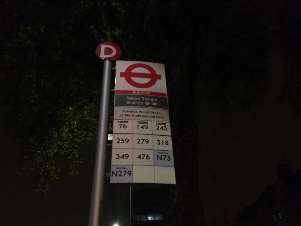 Seven Sisters Station (Stop D)