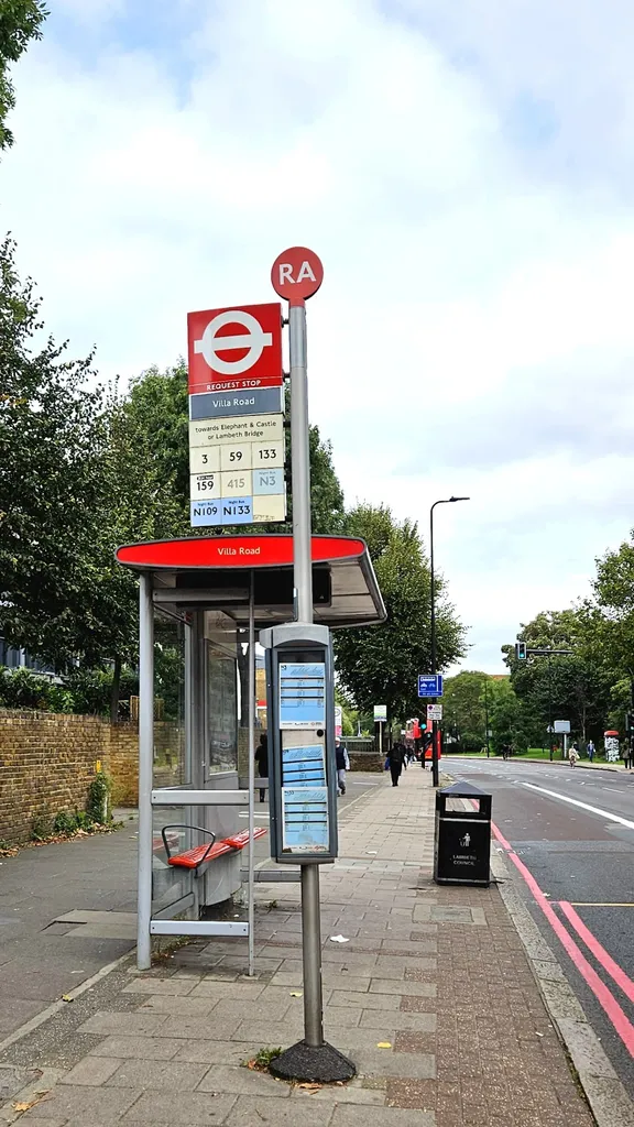 Villa Road (Stop RA)