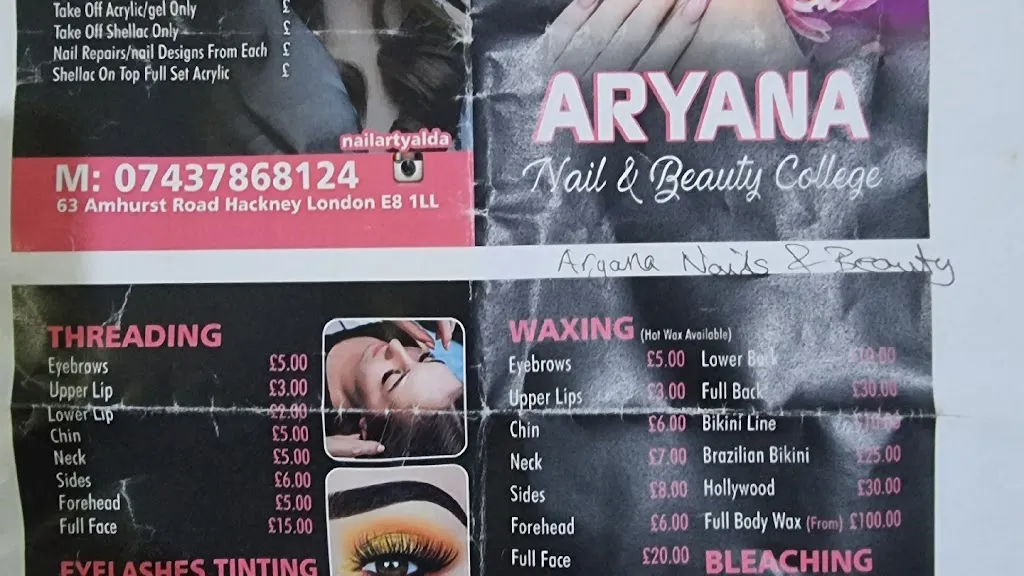 ARYANA NAILS & BEAUTY ACADEMY
