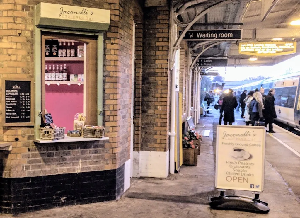 Jaconelli's - Cheam Station Platform