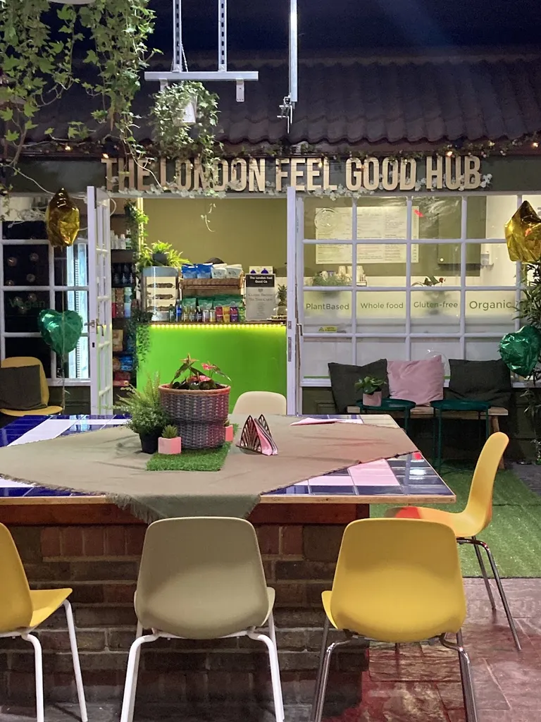 The London feel good hub vegan cafe