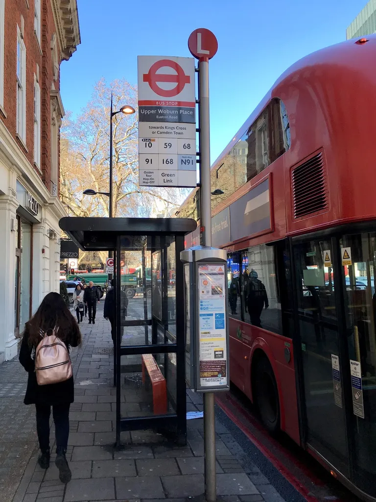 Upper Woburn Place / Euston Road (Stop L)