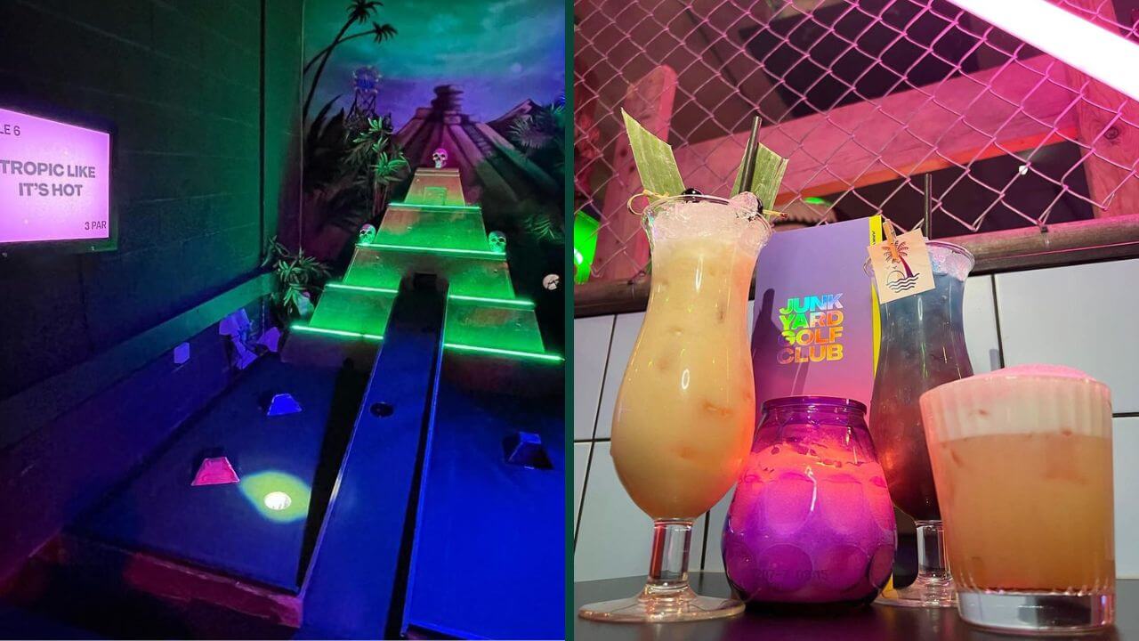 indoor crazy golf