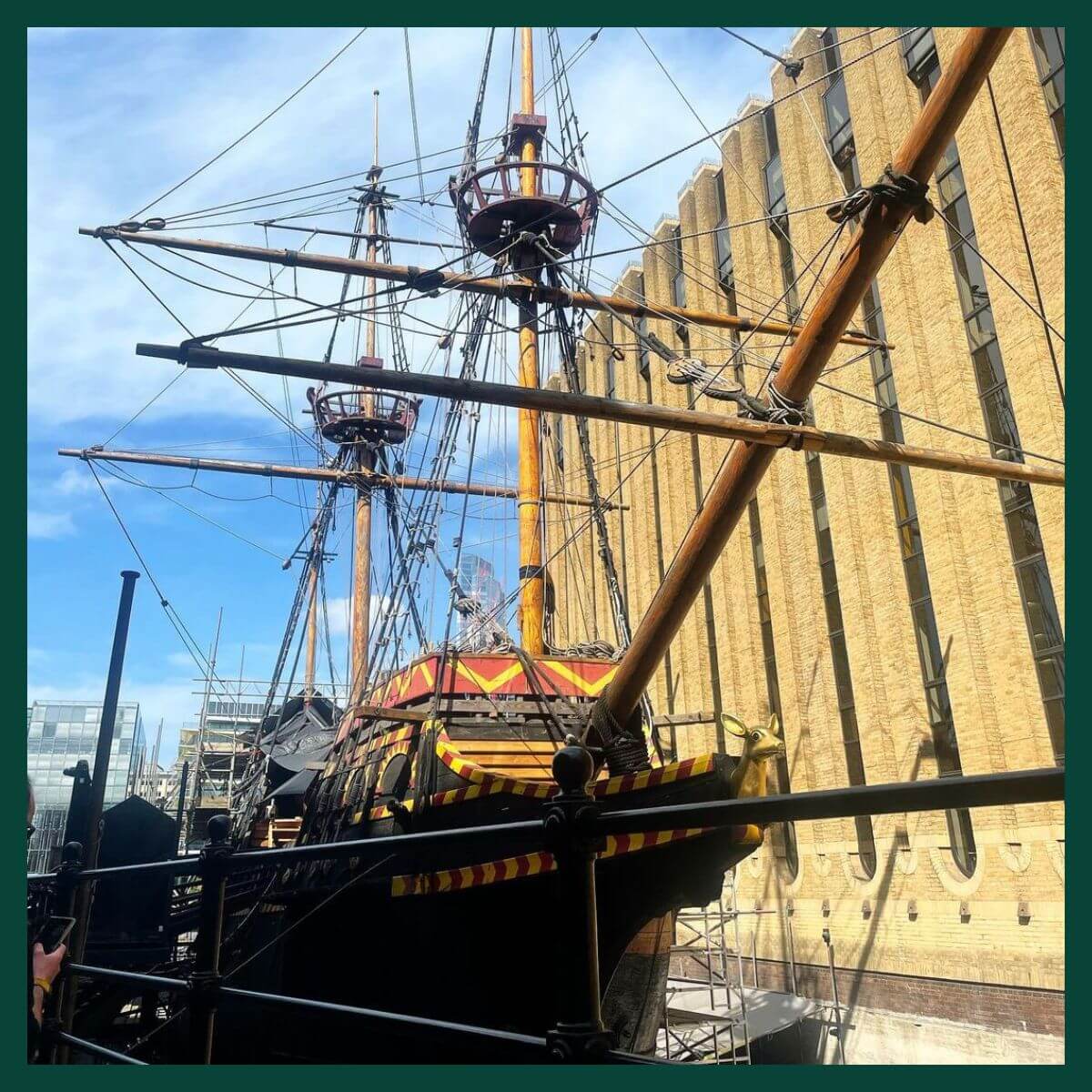 The Golden Hinde An English Galleon Ship