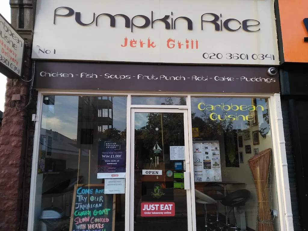 Pumpkin Rice Jerk Grill