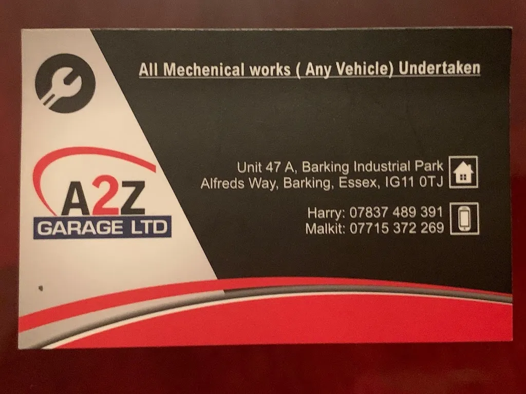 A 2 Z GARAGE LIMITED