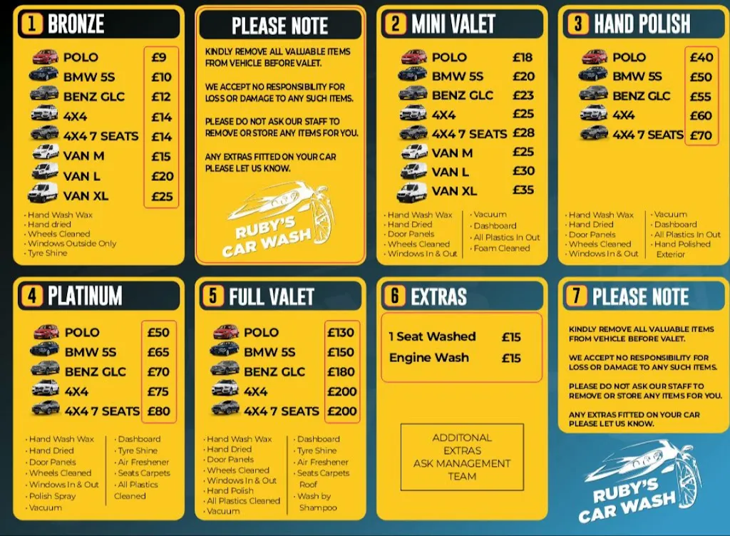 Ruby's Car Wash