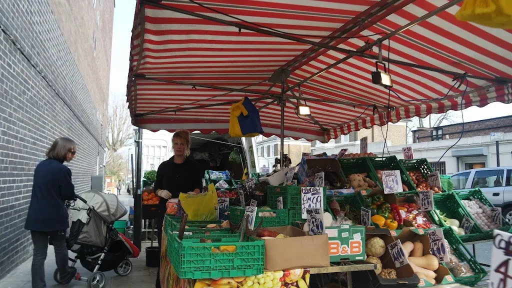 green grocery stall