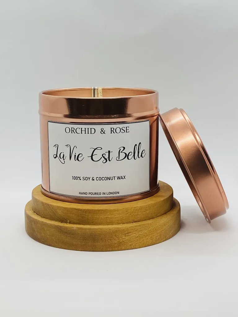 Orchid & Rose candles