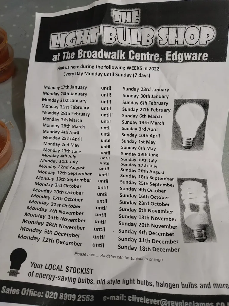 light bulbs shop