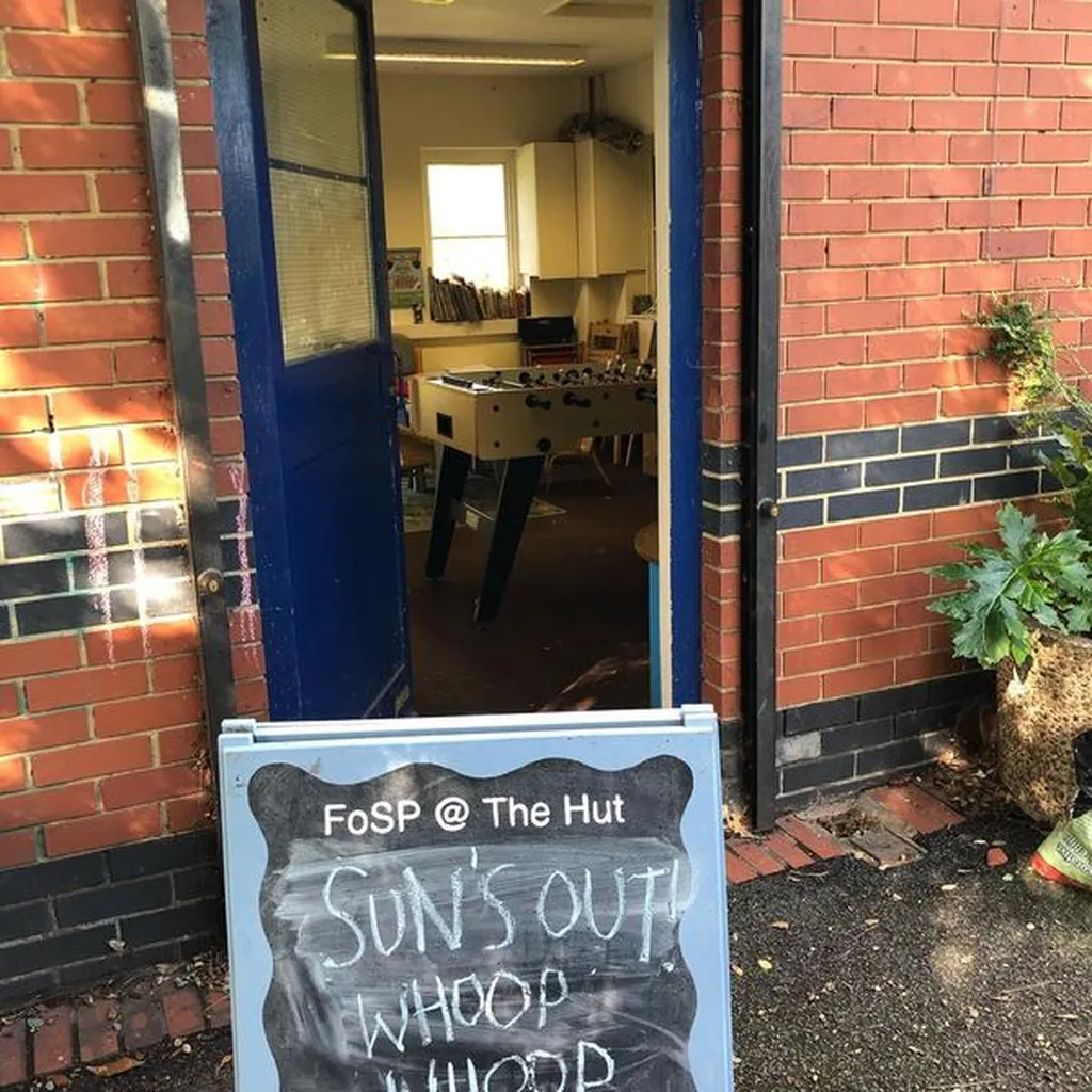 Little free library Stoneydown Park Hut