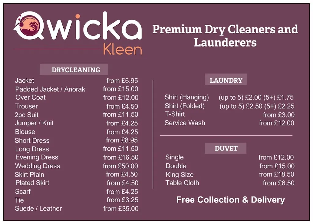 Qwicka Kleen Dry Cleaning and Laundry