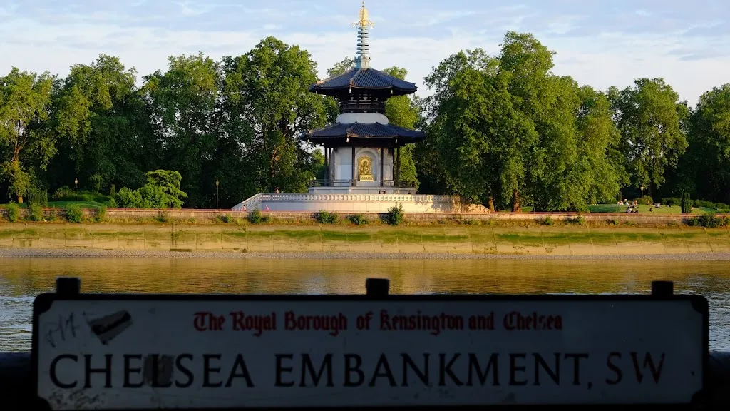 Perfect View Of Battersea Park, Peace Pagoda