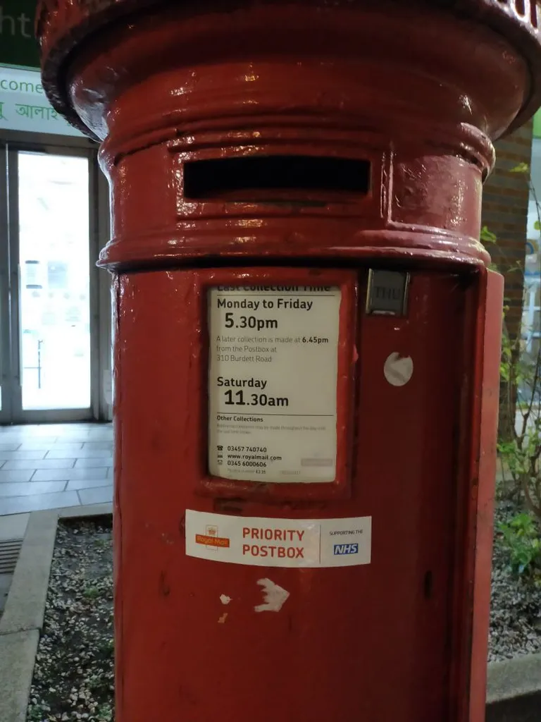 Devon Road Priority Post Box - Royal Mail