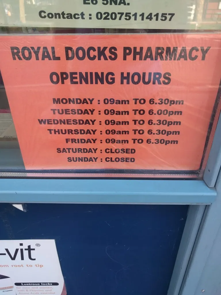Royal Docks pharmacy
