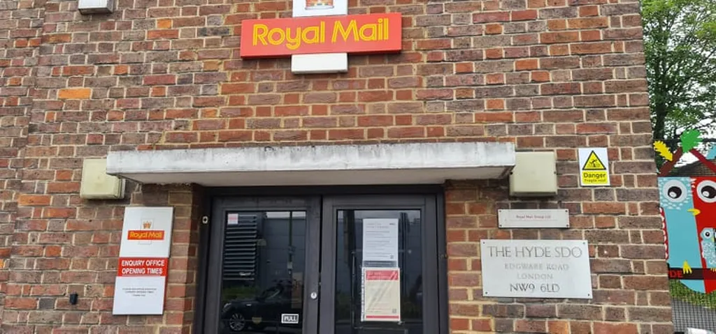 Royal Mail the Hyde delivery office