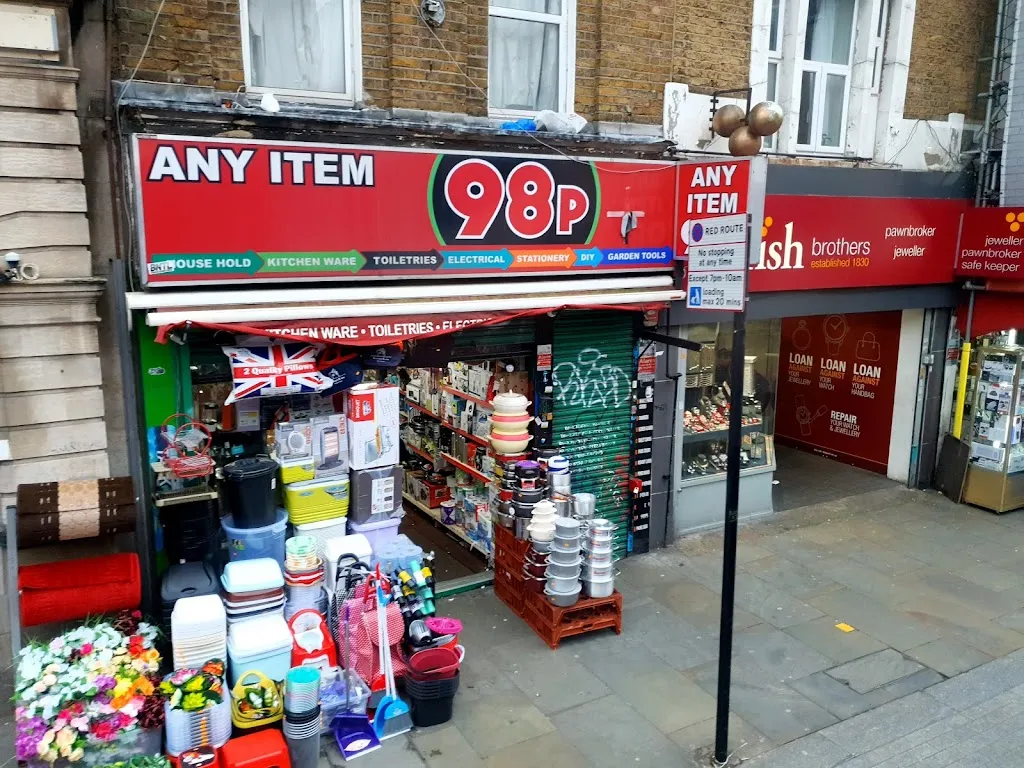 98p Plus Store London